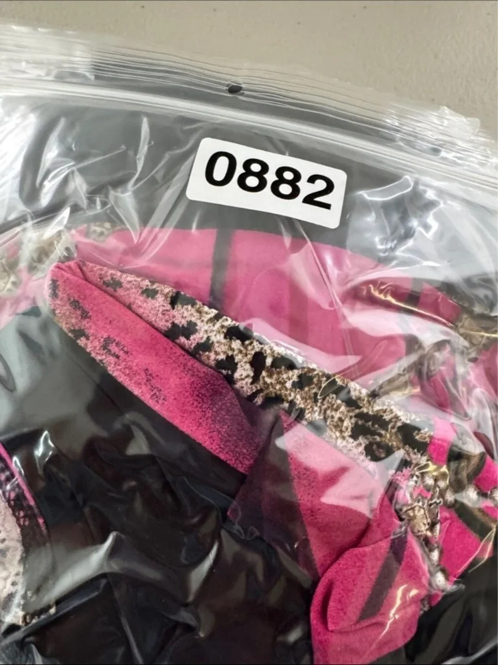 Joseph Ribkoff Pink Black Animal Printed Dress Size 14 Ruffle Hem Stretchy - Picture 11 of 12
